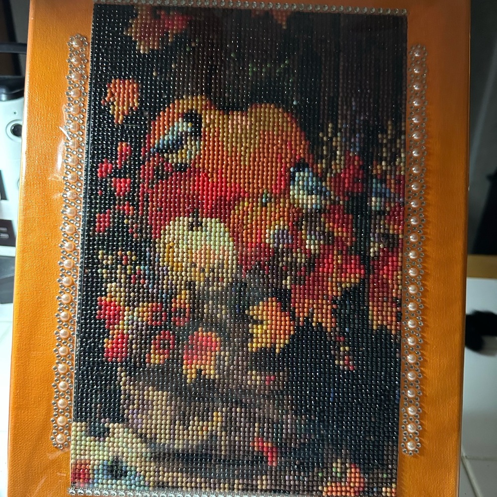 Pumpkin Diamond Painting Wall Art